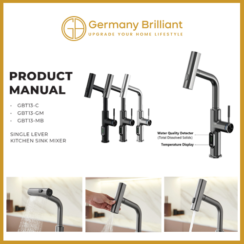 Kran Wastafel Cuci Piring Mixer GBT13-GM