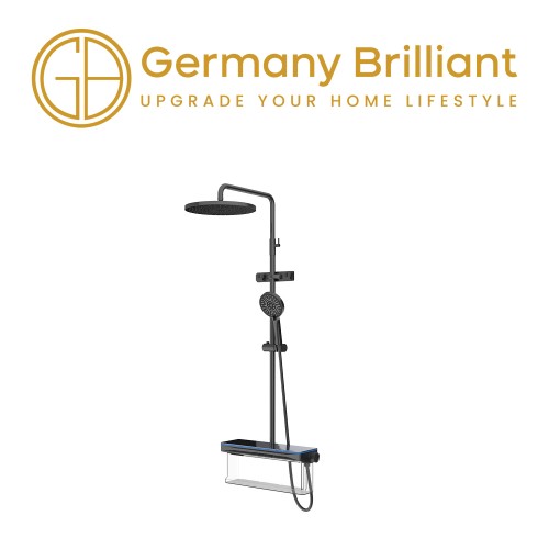 RAIN SHOWER SET - THREE FUNCTION GBV1038LM-GM