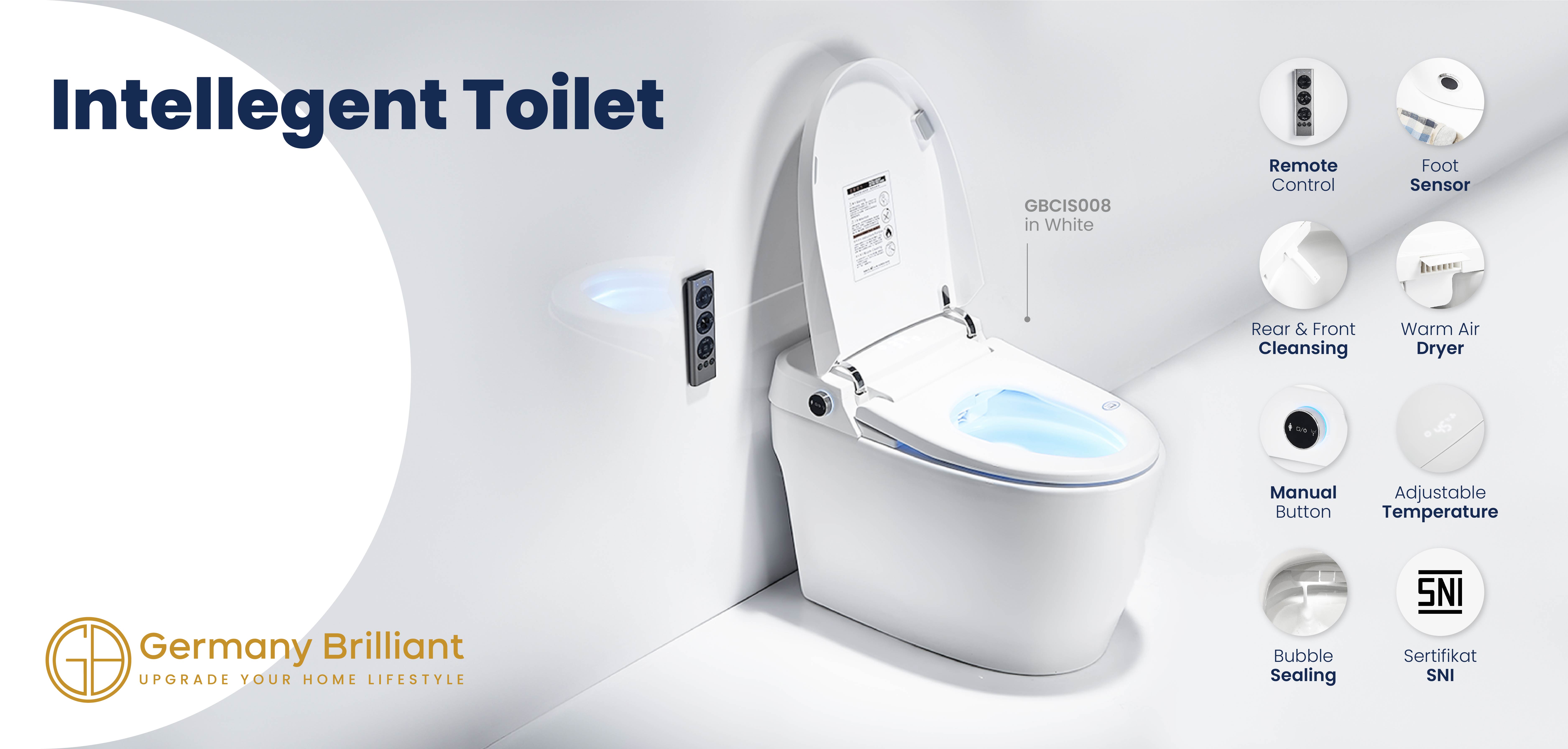 Smart Toilet with Touchless Technology
